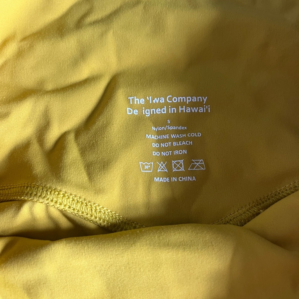 Yellow Iwa Co. Leggings